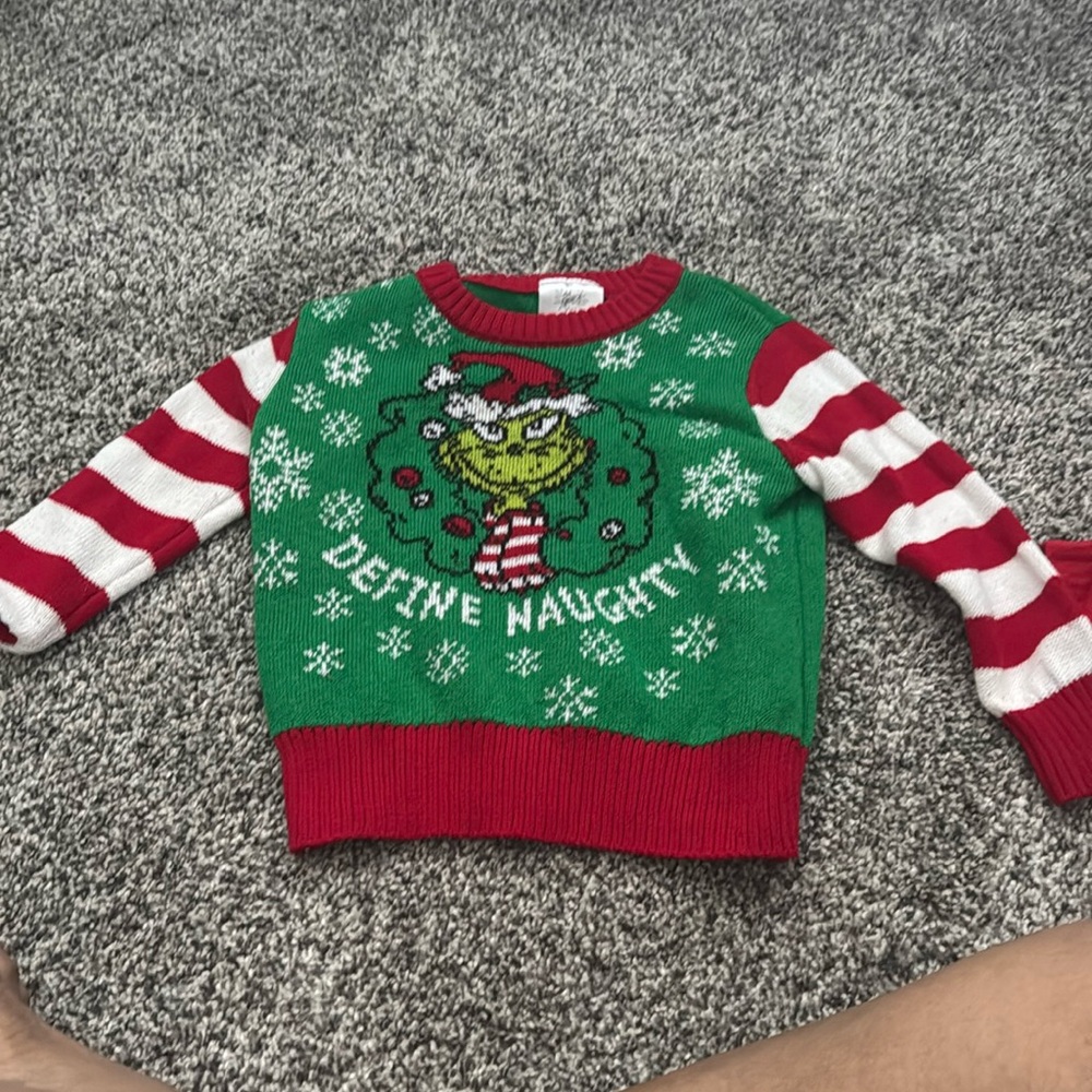 2T Grinch Christmas Sweater
